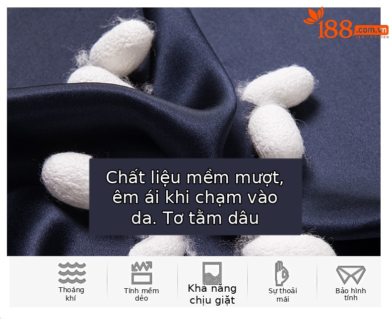 Áo sơ mi ngắn tay lụa dâu tằm cao cấp không nhăn, không cần ủi, mỏng nhẹ mùa hè — Trắng 777 chi tiết 2