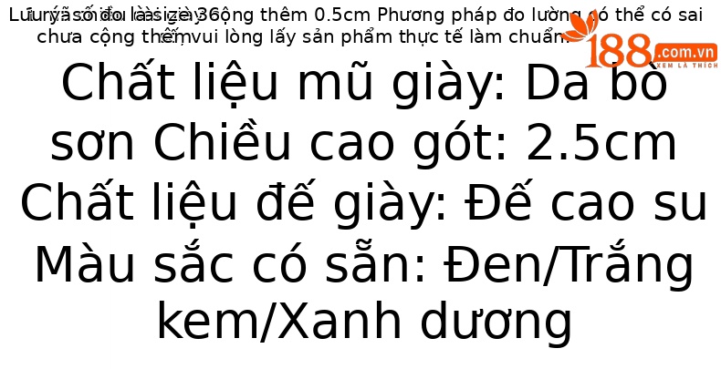 Giày lười nữ mũi tròn da mềm đế bệt miệng nông — màu đen chi tiết 3