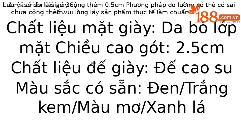 Giày bệt nữ mũi tròn da mềm miệng nông phong cách mùa xuân hè — Màu đen chi tiết 3