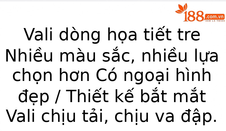 Vali kéo nhựa PC dung tích lớn màu macaron — tre xanh chi tiết 4