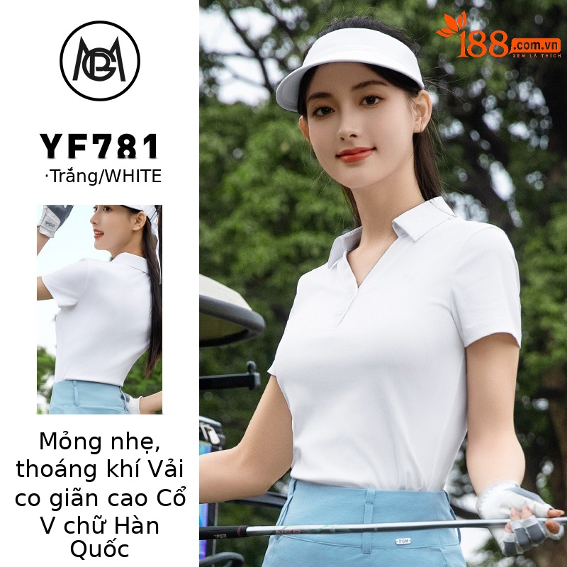 YF781-Áo trắng [Hàn Quốc cổ chữ V/đàn hồi cao và mềm mại/mỏng và thoáng khí]