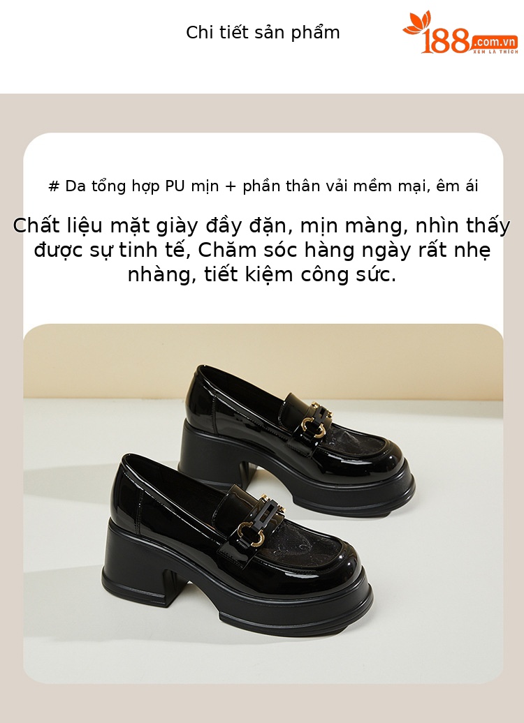 Giày lười nữ mặt lưới đế dày phong cách loafer mùa hè 2025 — 4624101179 màu đen, 4624101179 màu be, 4624101157 Màu đen, 4623101149 Màu đen chi tiết 3