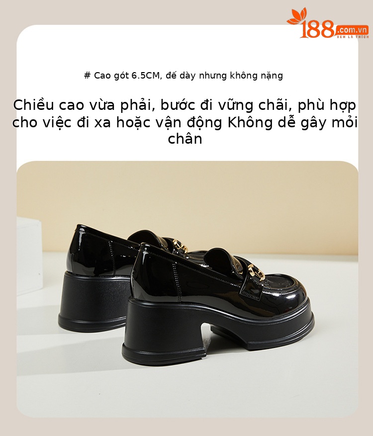 Giày lười nữ mặt lưới đế dày phong cách loafer mùa hè 2025 — 4624101179 màu đen, 4624101179 màu be, 4624101157 Màu đen, 4623101149 Màu đen chi tiết 4