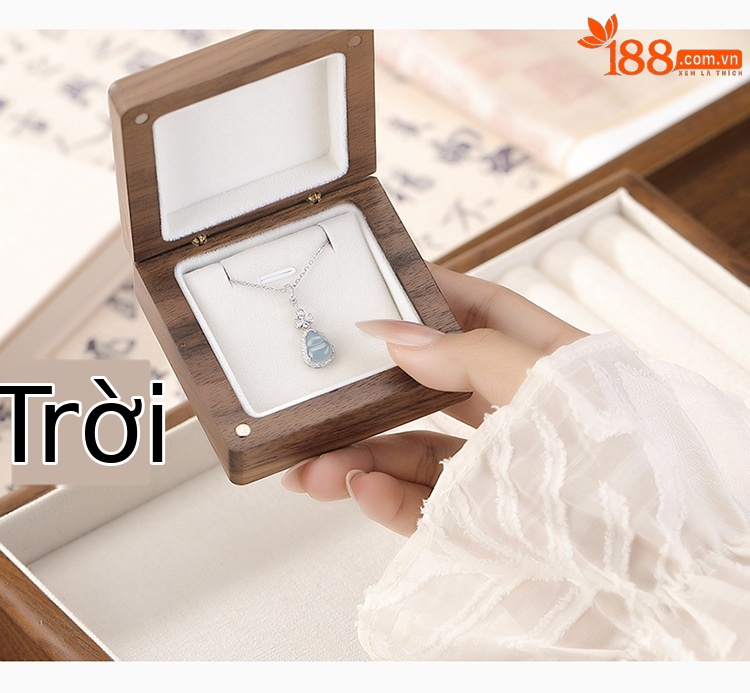Mặt dây chuyền bạc S925 hình nai ngọc bích phong cách trẻ trung — Mặt dây chuyền đơn (không có dây chuyền) chi tiết 3