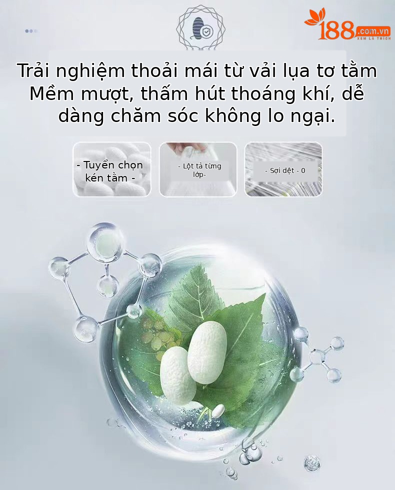 Áo sơ mi nam ngắn tay lụa dâu tằm mỏng nhẹ, form rộng rãi mát mẻ — Màu xanh hải quân 2163 chi tiết 2