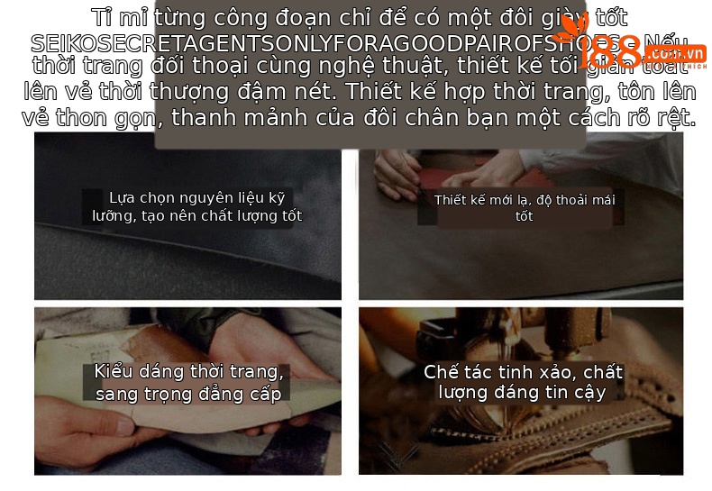 Bốt Martin đục lỗ lưới ống giữa đế dày gót thô da bò — Màu đen chi tiết 13