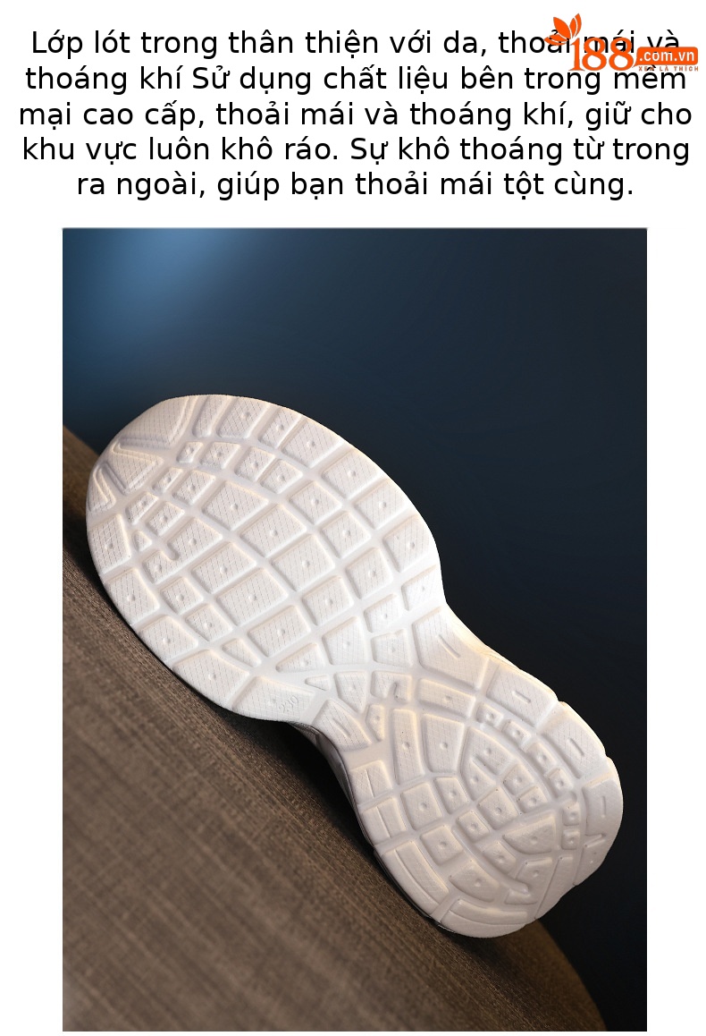 Giày sneaker nữ chunky đế dày mặt lưới tăng chiều cao — Màu trắng chi tiết 9
