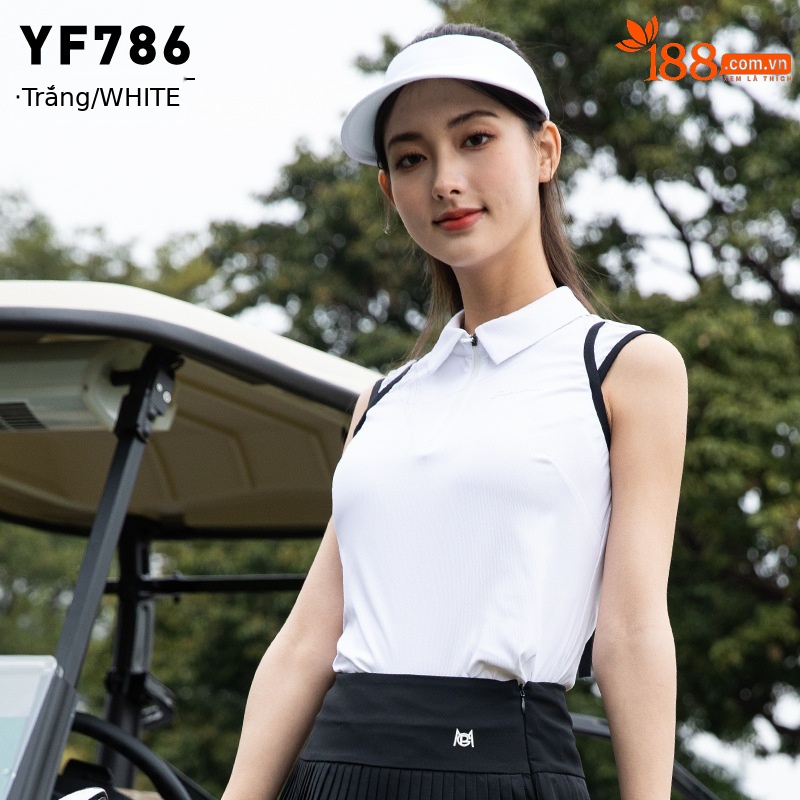 YF786 áo trắng [thoáng khí không tay/đàn hồi cao mềm mại/eo thon gọn]