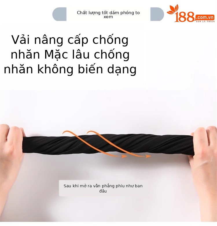 Quần tây nữ cạp cao ống đứng chất lụa băng mỏng mùa hè — Màu đen mẫu thông thường chi tiết 21