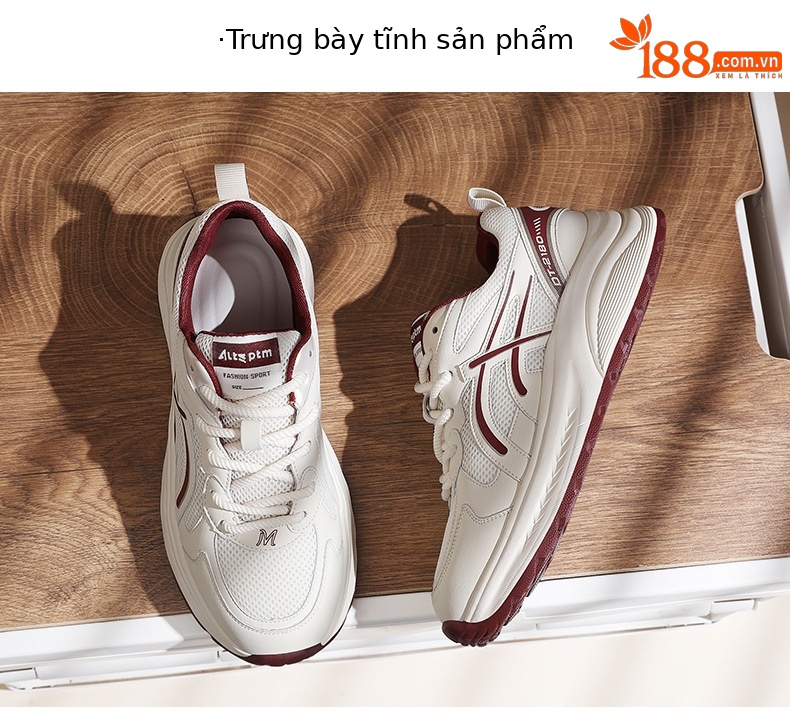 Giày thể thao nữ đế mềm thoáng khí mùa xuân hè 2025 — JST 6180 trắng [mẫu rỗng], JST 6180 đen tím [mô hình rỗng], JST 6180 đen và đỏ [mô hình rỗng], JST 11163-1 Xám trắng [mẫu rỗng] chi tiết 13