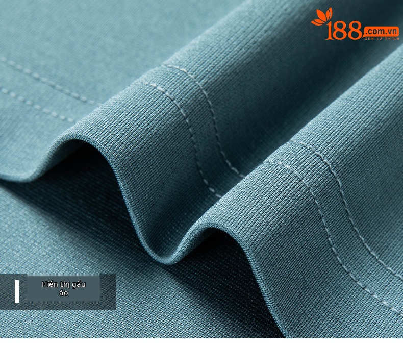 Áo polo nam cổ bẻ tay ngắn chất liệu tơ tằm mềm mịn, form thoải mái mùa hè — Màu xanh lá 25088 chi tiết 18