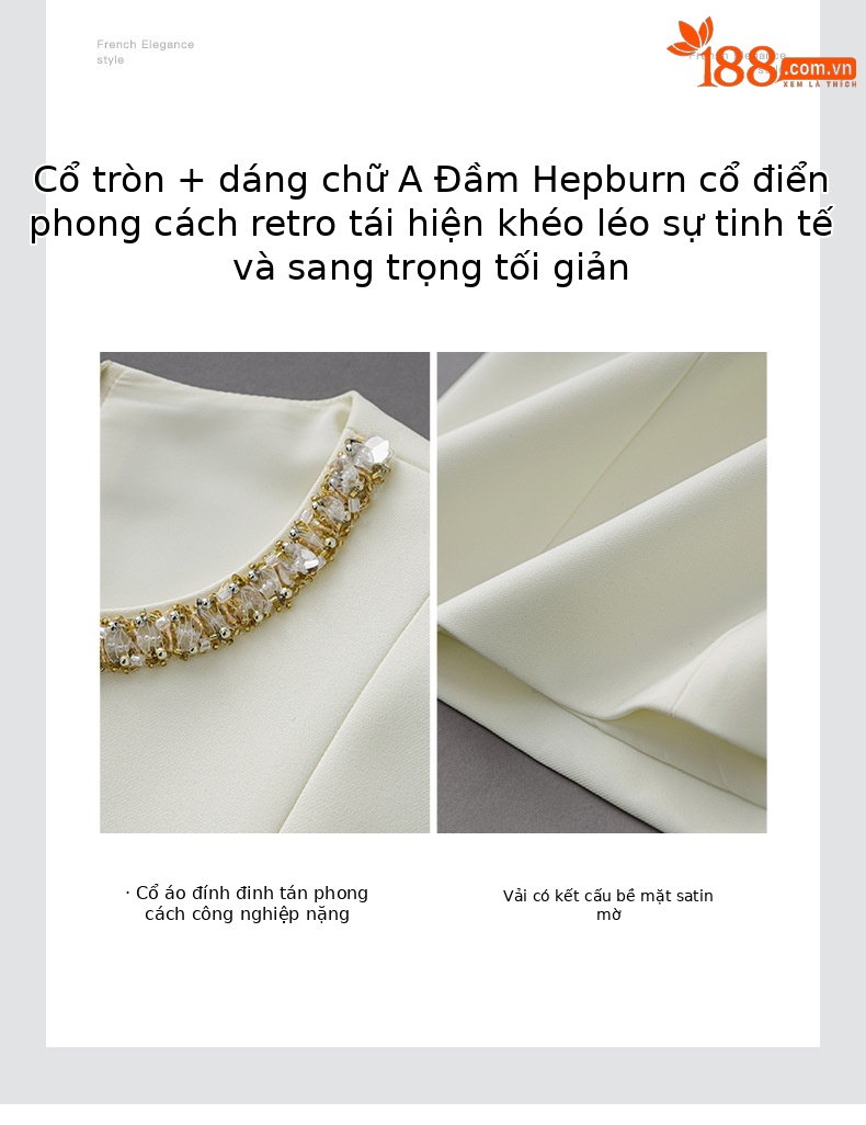 Đầm nữ không tay ôm eo chất liệu acetate phong cách sang trọng — Màu đen chi tiết 5