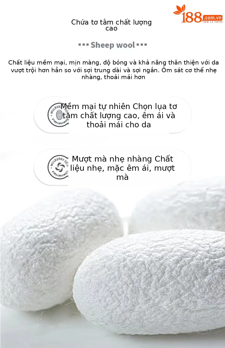 Áo polo nam tay ngắn lụa tơ tằm cao cấp — Màu xanh 25089 chi tiết 2