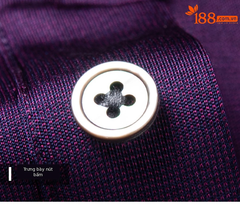 Áo polo nam tay ngắn lụa dâu tằm mỏng nhẹ, không đường may, form tay lỡ thoải mái — Màu xanh lam 25087 chi tiết 16