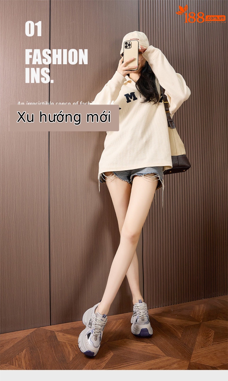 Giày sandal cao gót nữ hở mũi lưới đế dày phong cách Hàn Quốc — Len tinh khiết, Xám chi tiết 2