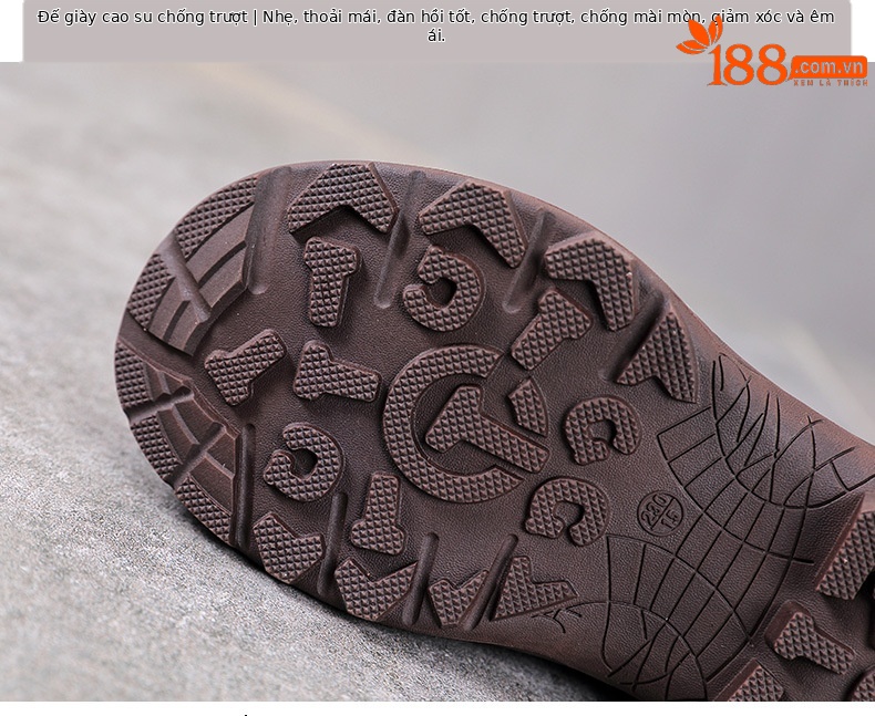 Boot Martin da bò cổ ngắn phong cách Anh cổ điển cho nữ — Màu nâu chi tiết 7