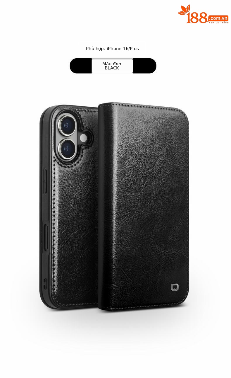 Ốp điện thoại di động iPhone 16epromax dùng cho Qiaili, giá đỡ nắp gập Apple da thật, bao toàn bộ, bao bảo vệ, thẻ — IPhone16 pro max kiểu cổ điển màu nâu, IPhone16 pro max mẫu cổ điển màu đen, IPhone16 pro màu nâu cổ điển, IPhone16 pro màu đen cổ điển chi tiết 12