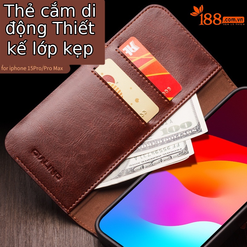 Ốp lưng da thật nắp lật từ tính cho iPhone 15 Pro Max, bảo vệ toàn bộ chống rơi — IPhone15 plus cổ điển 103 đen, IPhone15 plus cổ điển 103 màu nâu sẫm, IPhone15 plus cổ điển 103 màu nâu nhạt, IPhone15 Pro max Classic 103 Đen