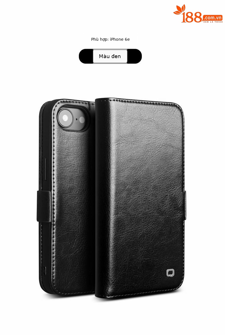 Ốp lưng da thật nắp lật từ tính chống rơi cho iPhone 16 Pro Max — IPhone16 Pro max Classic 103 Màu nâu sẫm, IPhone16 Pro max Classic 103 Đen, IPhone16 Pro Classic 103 Màu nâu sẫm, IPhone16 Pro Classic 103 Đen chi tiết 14