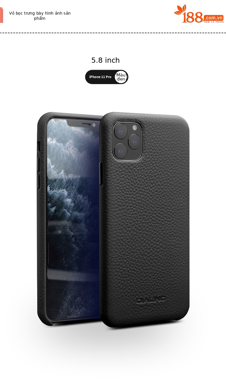 Ốp lưng da thật cho iPhone 11 Pro Max, bao da bảo vệ chống sốc — IPhone 11 Pro 5,8 inch yêu ngựa nguyên bản màu cam, IPhone 11 Pro 5,8 inch yêu ngựa nguyên bản màu xanh hoàng gia, IPhone 11 Pro Max iPhone 6,5 inch màu đen nguyên bản, IPhone 11 Pro Max 6,5 inch yêu ngựa nguyên bản màu cam chi tiết 8