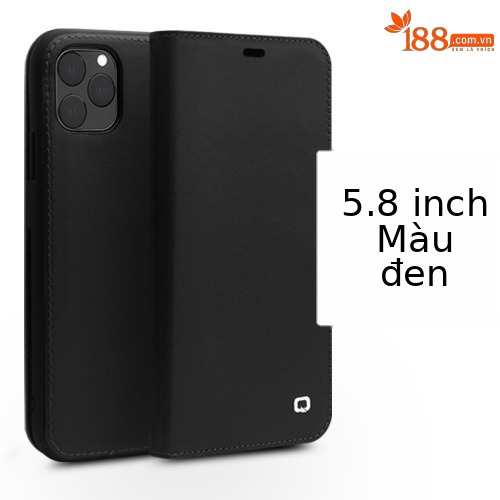 Ốp lưng iPhone 11 Pro Max da thật nắp gập chống rơi, tích hợp khe thẻ — [5,8 inch] iPhone11 Pro màu đen cổ điển thế hệ thứ hai, [5,8 inch] iPhone11 Pro màu nâu sẫm cổ điển thế hệ thứ hai, [6,5 inch] iPhone11 Pro Max thế hệ thứ hai màu đen cổ điển