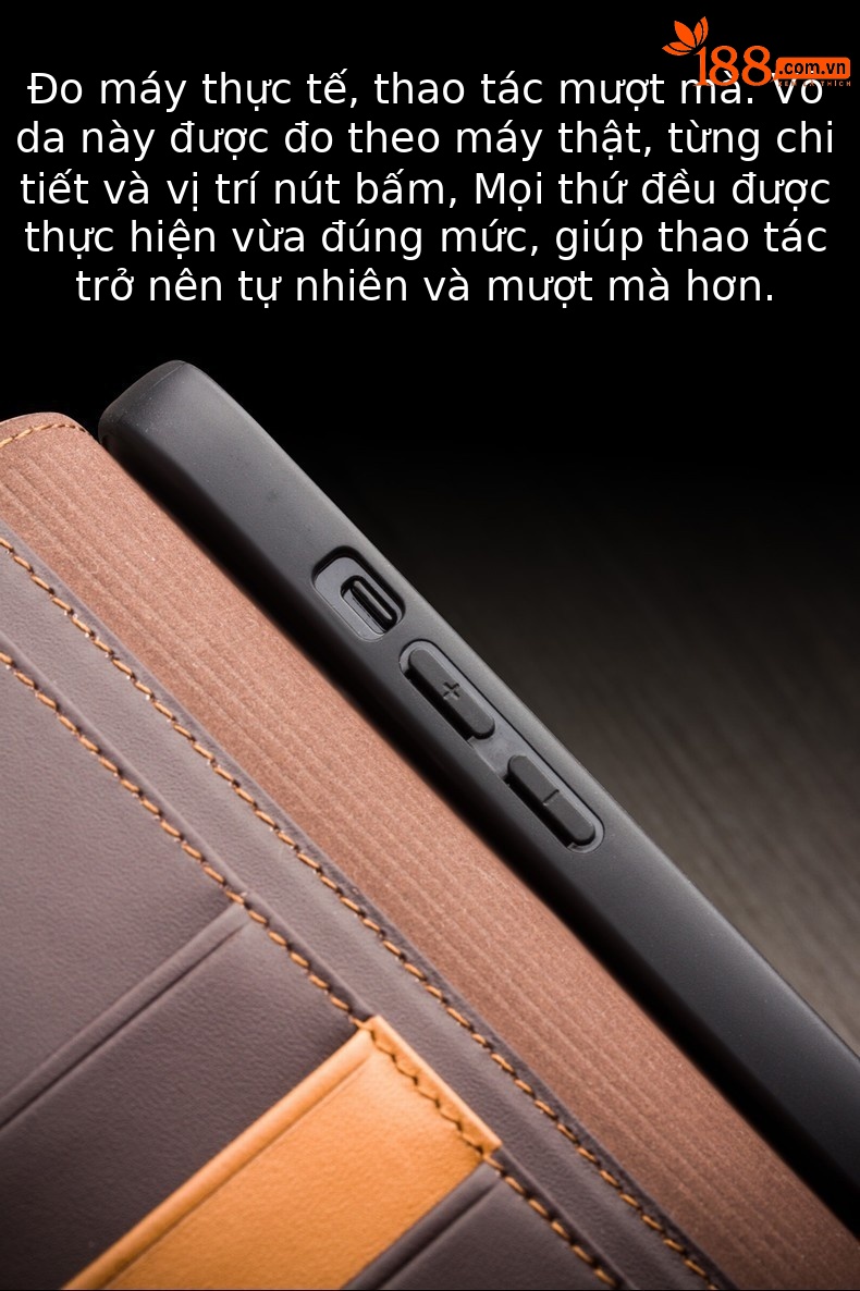 Ốp lưng da thật có giá đỡ nắp gập cho iPhone 13 Pro Max / 13 mini — IPhone13 pro max 6.7 inch màu đen cổ điển thế hệ thứ hai, IPhone13 pro max 6,7 inch màu đỏ hồng nhỏ cổ điển thế hệ thứ hai, 6.1 inch iPhone13/pro màu nâu cổ điển thế hệ thứ hai, IPhone13 6,1 inch/pro màu đen cổ điển thế hệ thứ hai chi tiết 8