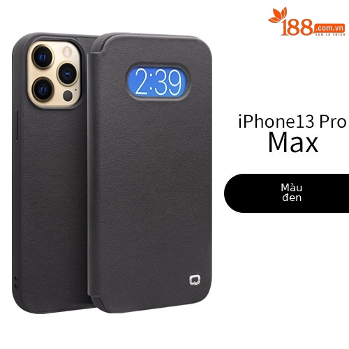 Màu đen lật siêu mỏng iPhone13Pro max 6,7 inch