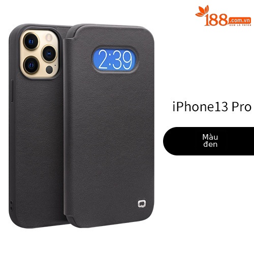 IPhone13Pro 6,1 inch nắp gập siêu mỏng màu đen