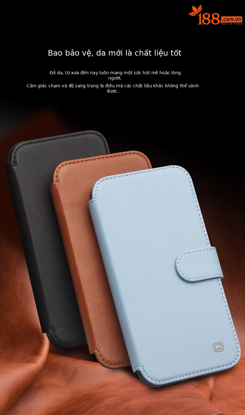 Ốp lưng da thật bọc toàn bộ cho iPhone 13 Pro Max, nắp gập chống rơi — Khóa từ doanh nhân iPhone13 6,1 inch màu đen, IPhone13 6,1 inch nút từ doanh nhân màu xanh lam Yuanfeng, Nút từ doanh nhân iPhone13pro 6,1 inch màu xanh lam Yuanfeng, Khóa từ doanh nhân iPhone13pro 6,1 inch màu nâu nhạt chi tiết 3