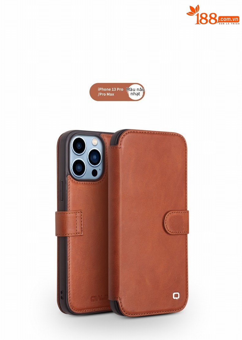 Ốp lưng da thật bọc toàn bộ cho iPhone 13 Pro Max, nắp gập chống rơi — Khóa từ doanh nhân iPhone13 6,1 inch màu đen, IPhone13 6,1 inch nút từ doanh nhân màu xanh lam Yuanfeng, Nút từ doanh nhân iPhone13pro 6,1 inch màu xanh lam Yuanfeng, Khóa từ doanh nhân iPhone13pro 6,1 inch màu nâu nhạt chi tiết 9