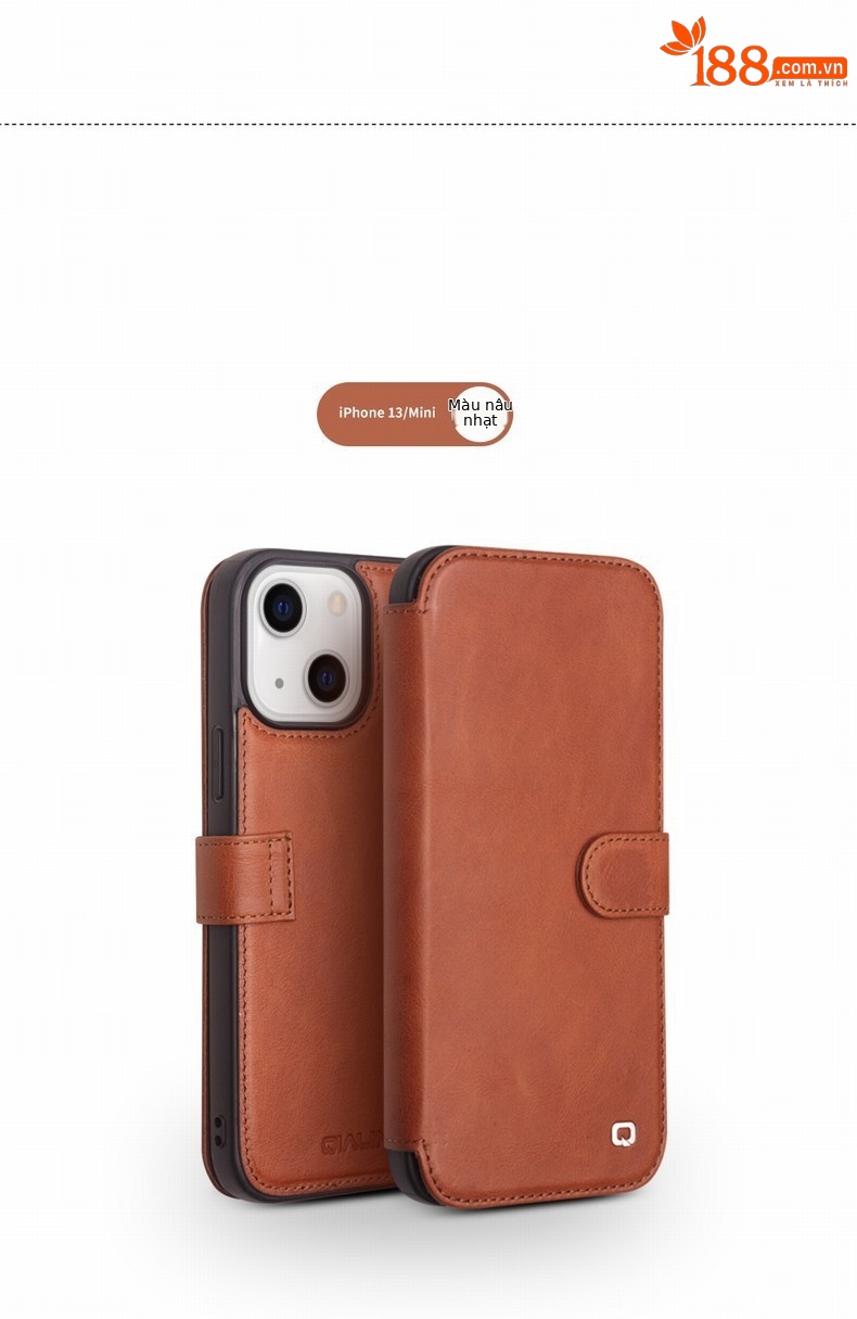 Ốp lưng da thật bọc toàn bộ cho iPhone 13 Pro Max, nắp gập chống rơi — Khóa từ doanh nhân iPhone13 6,1 inch màu đen, IPhone13 6,1 inch nút từ doanh nhân màu xanh lam Yuanfeng, Nút từ doanh nhân iPhone13pro 6,1 inch màu xanh lam Yuanfeng, Khóa từ doanh nhân iPhone13pro 6,1 inch màu nâu nhạt chi tiết 12