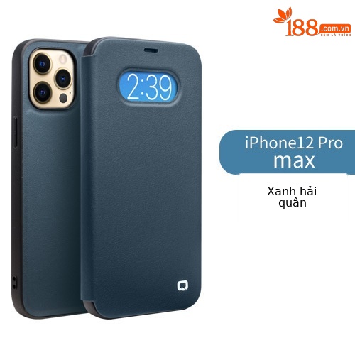 Ốp lưng da thật bảo vệ toàn bộ cho iPhone 12 Pro Max — IPhone 12 Pro Max 6,7 inch nắp gập siêu mỏng màu xanh nước biển, IPhone 12 Pro Max 6,7 inch nắp gập siêu mỏng màu đen, Iphone 12 Pro Max 6,7 inch nắp gập siêu mỏng màu xanh da trời, IPhone 12/12 Pro 6,1 inch nắp gập siêu mỏng màu đen