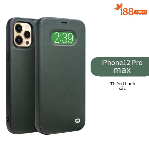 Iphone 12 Pro Max 6,7 inch nắp gập siêu mỏng màu xanh da trời