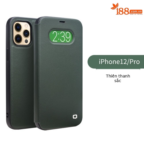 IPhone 12/12 Pro 6,1 inch nắp gập siêu mỏng màu xanh da trời