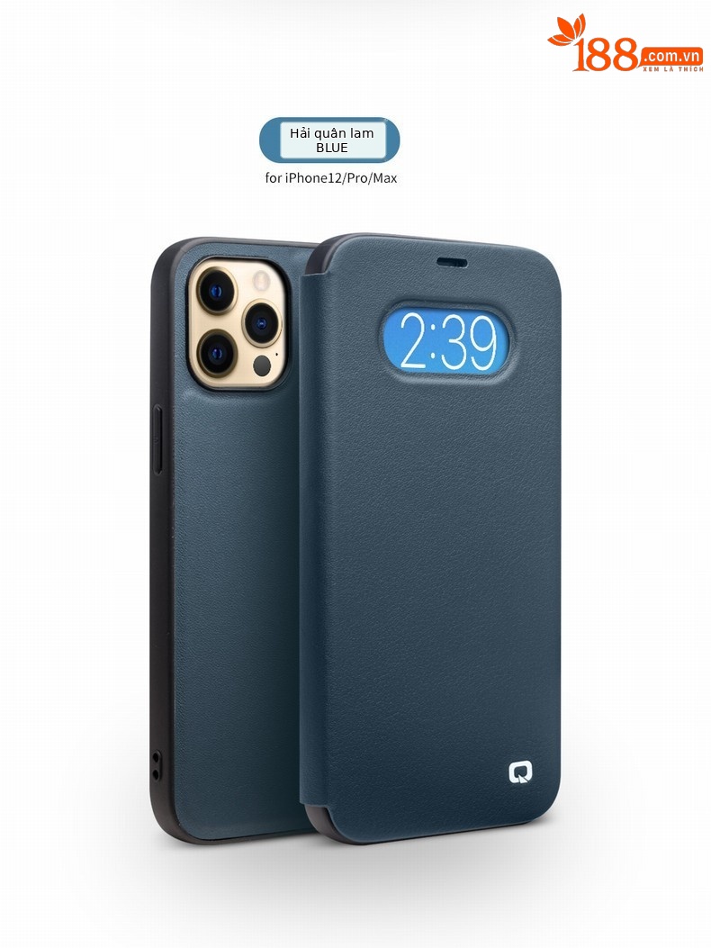 Ốp lưng da thật bảo vệ toàn bộ cho iPhone 12 Pro Max — IPhone 12 Pro Max 6,7 inch nắp gập siêu mỏng màu xanh nước biển, IPhone 12 Pro Max 6,7 inch nắp gập siêu mỏng màu đen, Iphone 12 Pro Max 6,7 inch nắp gập siêu mỏng màu xanh da trời, IPhone 12/12 Pro 6,1 inch nắp gập siêu mỏng màu đen chi tiết 9