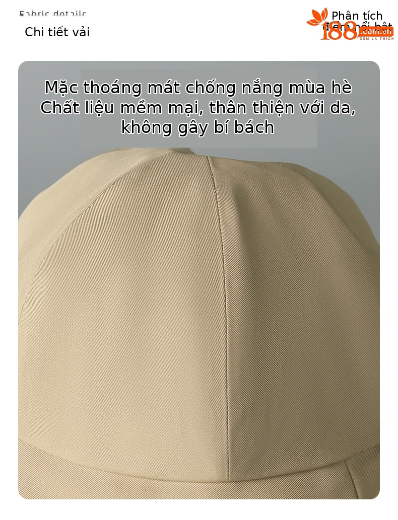 Nón chống nắng vành rộng phong cách Hàn Quốc che mặt tia UV — Màu đen chi tiết 2
