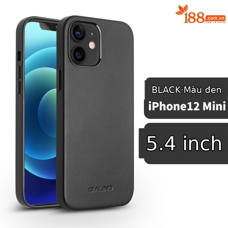 Ốp lưng da thật iPhone 12 Pro Max bảo vệ toàn bộ — IPhone 12 mini 5,4 inch màu đen chính thức, IPhone 12 mini phiên bản chính thức 5,4 inch màu xanh, IPhone 12 mini 5,4 inch màu đỏ chính thức, IPhone 12 mini 5,4 inch phiên bản chính thức màu nâu yên xe