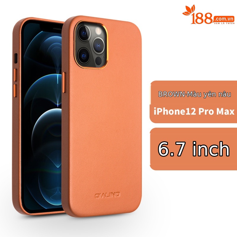 IPhone12 pro max phiên bản chính thức 6,7 inch màu nâu yên xe
