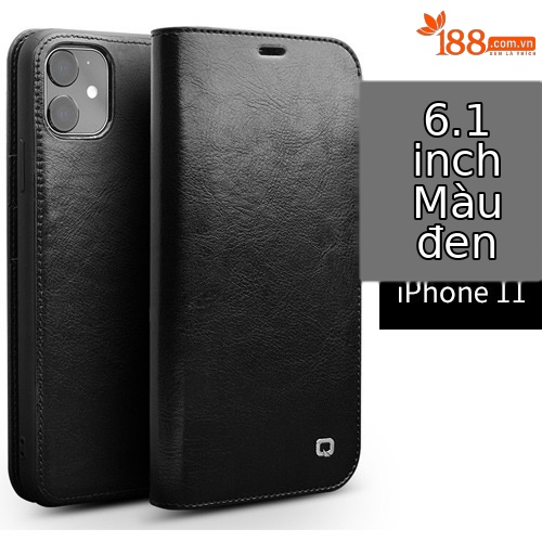 Ốp lưng da thật iPhone 11 Pro Max – Bao da doanh nhân sang trọng — IPhone 11 6,1 inch màu đen cổ điển, IPhone 11 màu nâu cổ điển 6,1 inch, IPhone 11 Pro 5,8 inch màu đen cổ điển, IPhone 11 Pro 5,8 inch màu nâu cổ điển