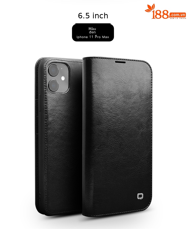Ốp lưng da thật iPhone 11 Pro Max – Bao da doanh nhân sang trọng — IPhone 11 6,1 inch màu đen cổ điển, IPhone 11 màu nâu cổ điển 6,1 inch, IPhone 11 Pro 5,8 inch màu đen cổ điển, IPhone 11 Pro 5,8 inch màu nâu cổ điển chi tiết 13