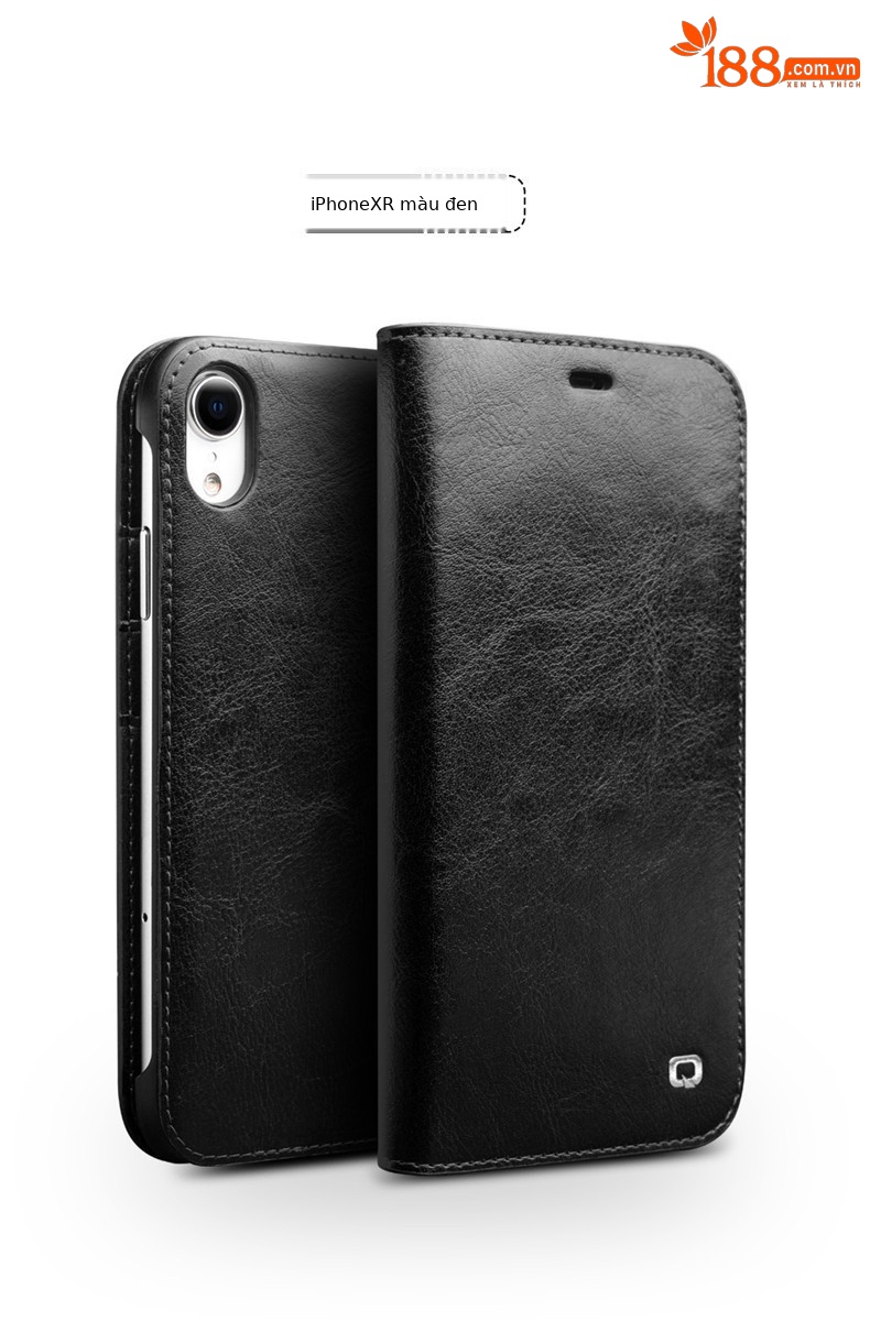 Ốp lưng da thật cho iPhone 7/8 Plus, Xr, Xs Max – Bao da doanh nhân chống sốc viền dày — Màu nâu cổ điển iphone7 4,7 inch, Màu đen cổ điển iphone7 4,7 inch, IPhone8 màu nâu cổ điển, IPhone8 đen cổ điển chi tiết 13