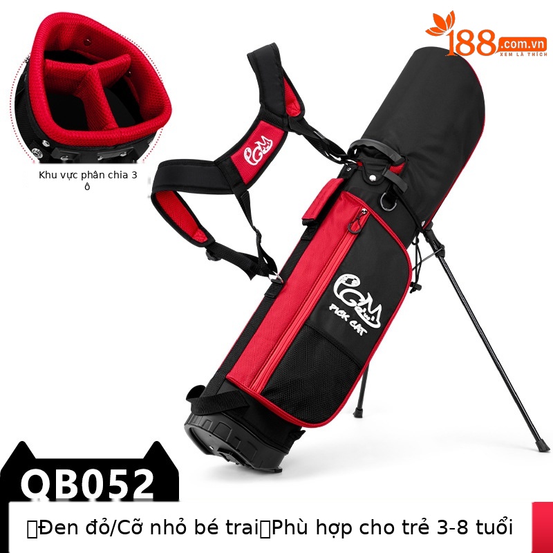 QB052-Đen đỏ [* 3-8 tuổi nhỏ/giá đỡ ổn định/trọng lượng nhẹ 1,25 kg] QB052