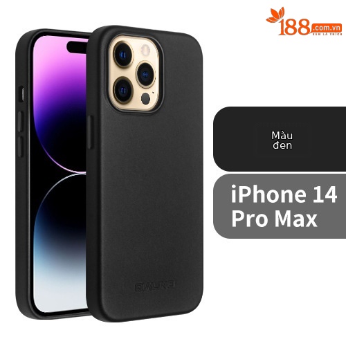 Ốp lưng từ tính chống rơi cho iPhone 14 Plus / 14 Pro Max, da thật, viền dày bảo vệ — IPhone14 pro max 6,7 inch phiên bản chính thức màu đen hấp thụ từ tính, IPhone14 pro max 6,7 inch phiên bản chính thức màu cam hấp thụ từ tính, IPhone14 pro max phiên bản chính thức 6,7 inch hấp thụ từ màu nâu đỏ, IPhone14pro 6.1 inch phiên bản chính thức màu cam hấp thụ từ tính
