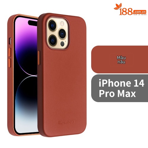 IPhone14 pro max phiên bản chính thức 6,7 inch hấp thụ từ màu nâu đỏ