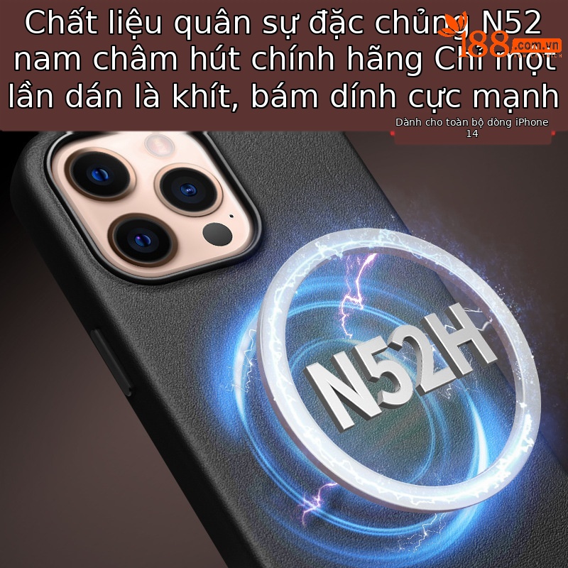 Ốp lưng từ tính chống rơi cho iPhone 14 Plus / 14 Pro Max, da thật, viền dày bảo vệ — IPhone14 pro max 6,7 inch phiên bản chính thức màu đen hấp thụ từ tính, IPhone14 pro max 6,7 inch phiên bản chính thức màu cam hấp thụ từ tính, IPhone14 pro max phiên bản chính thức 6,7 inch hấp thụ từ màu nâu đỏ, IPhone14pro 6.1 inch phiên bản chính thức màu cam hấp thụ từ tính