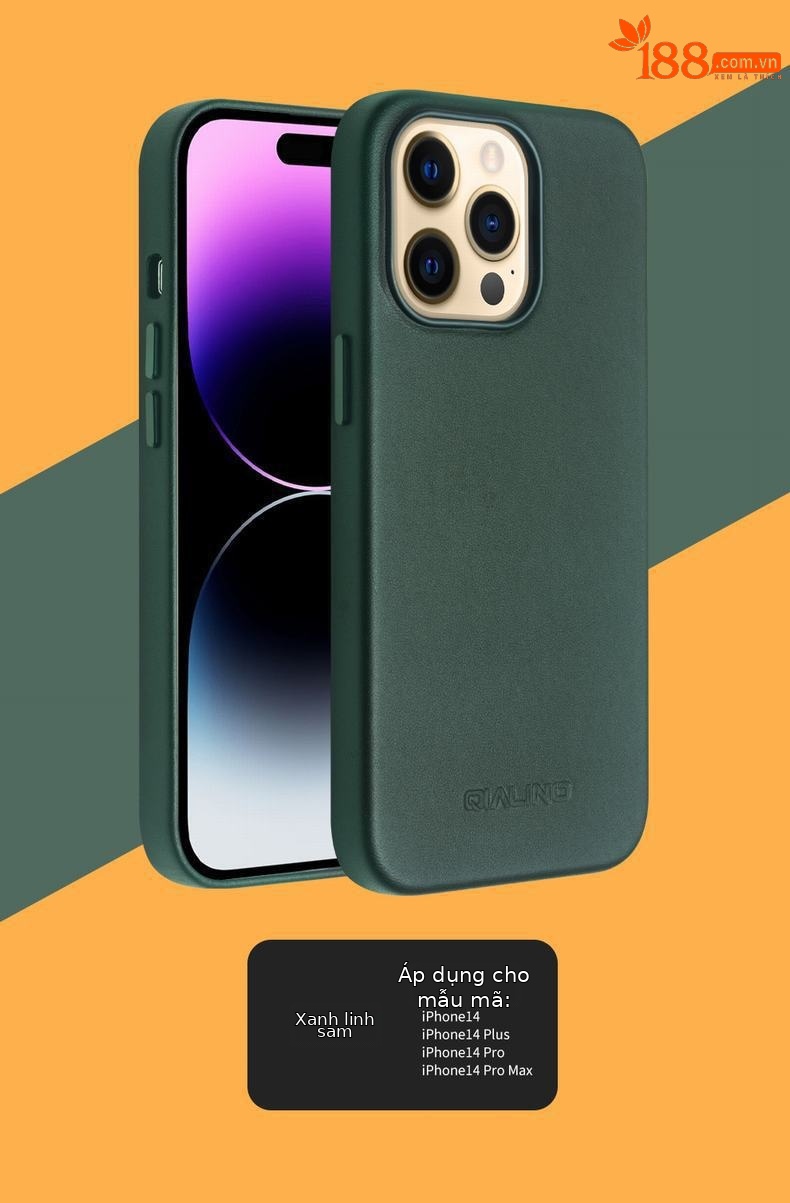 Ốp lưng từ tính chống rơi cho iPhone 14 Plus / 14 Pro Max, da thật, viền dày bảo vệ — IPhone14 pro max 6,7 inch phiên bản chính thức màu đen hấp thụ từ tính, IPhone14 pro max 6,7 inch phiên bản chính thức màu cam hấp thụ từ tính, IPhone14 pro max phiên bản chính thức 6,7 inch hấp thụ từ màu nâu đỏ, IPhone14pro 6.1 inch phiên bản chính thức màu cam hấp thụ từ tính chi tiết 12