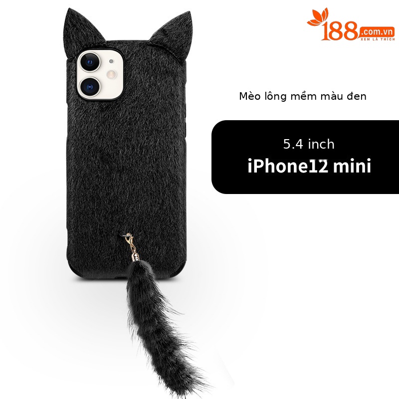 Mèo sang trọng mini iphone12 5,4 inch màu đen
