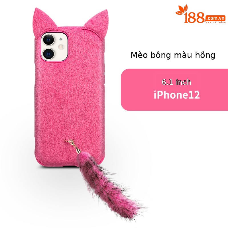 Màu hồng mèo sang trọng iphone12 6,1 inch