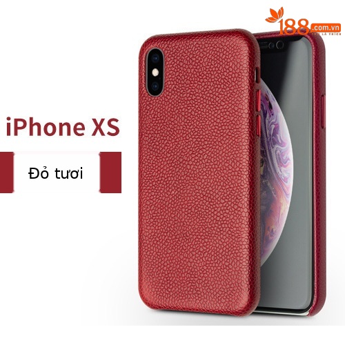 IPhoneXS 5,8 inch màu đỏ da bò cổ điển