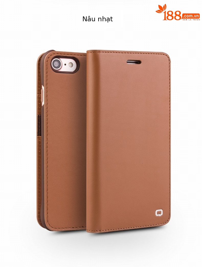 Ốp lưng da thật chống rơi cho iPhone XsMax / 7 Plus / 8 Plus — Màu nâu đậm thế hệ thứ hai cổ điển iPhoneX 5,8 inch chi tiết 18